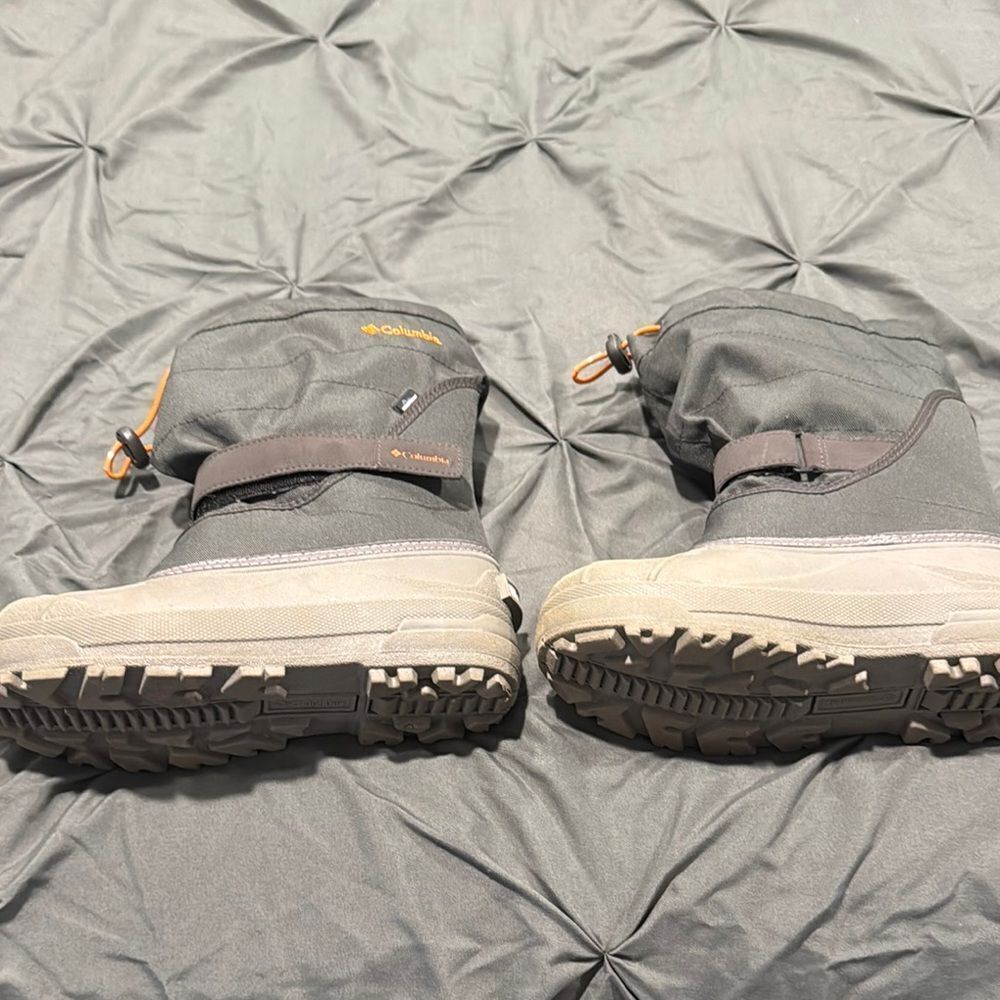 Columbia Gray and Orange Winter Boots